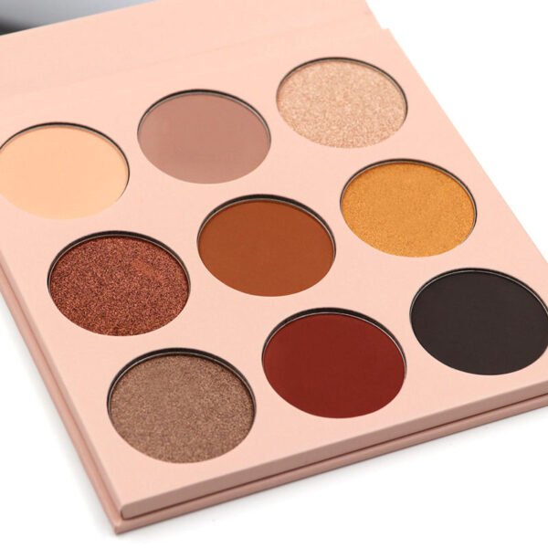 9-Color Warm Tone Eyeshadow Palette - Image 3