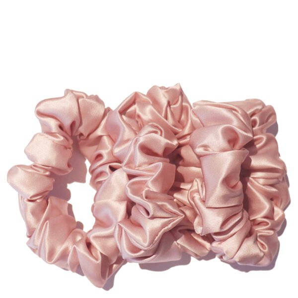 Luxurious Silk-Satin Scrunchies