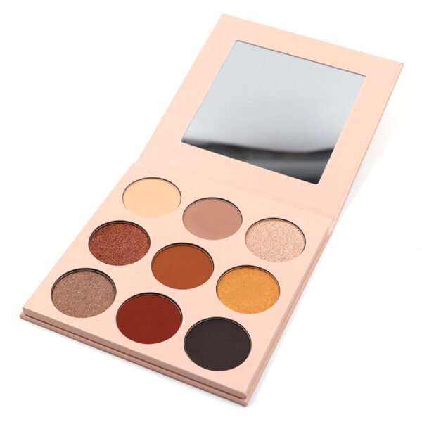 9-Color Warm Tone Eyeshadow Palette - Image 4