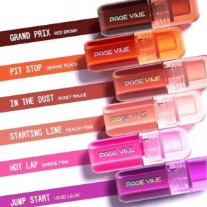 PAGE VINE Velvet Lip Tint Collection – Bold Colors, Smooth Finish