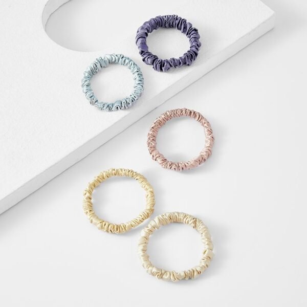 Silky & Gentle Mini Hair Scrunchies - Image 3