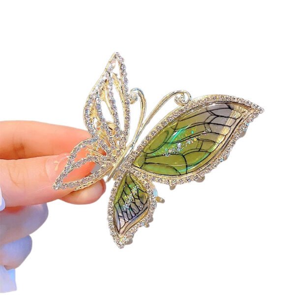 Enchanting Butterfly Hair Claw with Crystals - Image 3
