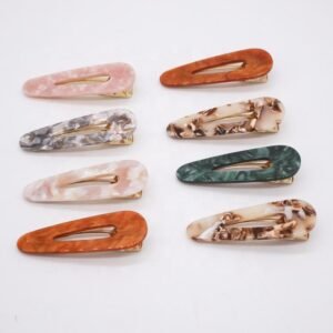 Chic & Trendy Resin Hair Clips