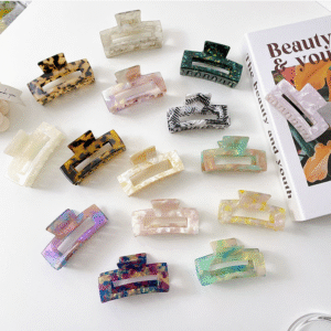 Modern & Stylish Rectangular Claw Clips Collection